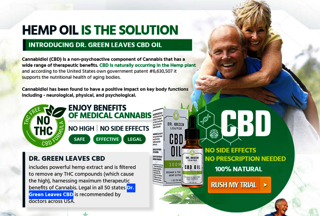 Overview of Dr Green Leaves CBD Oil! Picture Box