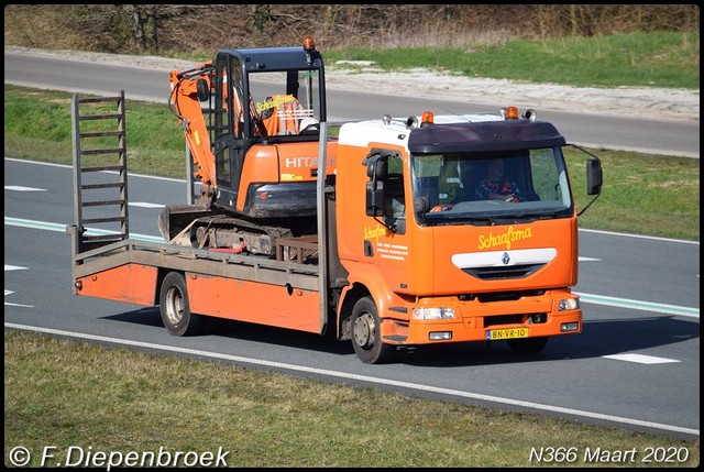 BN-VR-10 Renault Midlum Schaafsma Appelscha-Border Rijdende auto's 2020