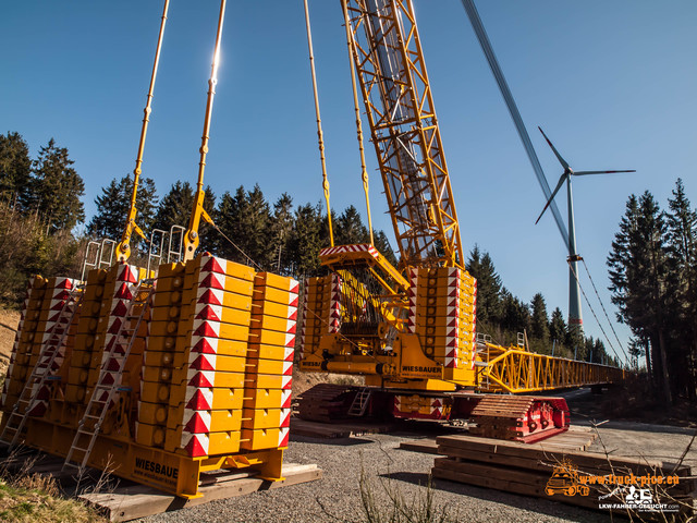 TEREX powered by www.truck-pics.eu & www TEREX, Wiesbauer Krane, Raupenkran, Windpark Hilchenbach