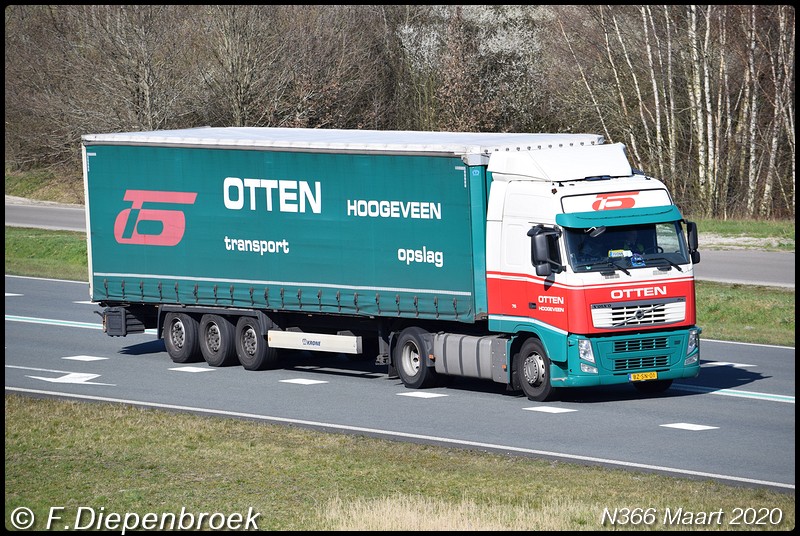 BZ-SN-01 Volvo FH Otten-BorderMaker - Rijdende auto's 2020