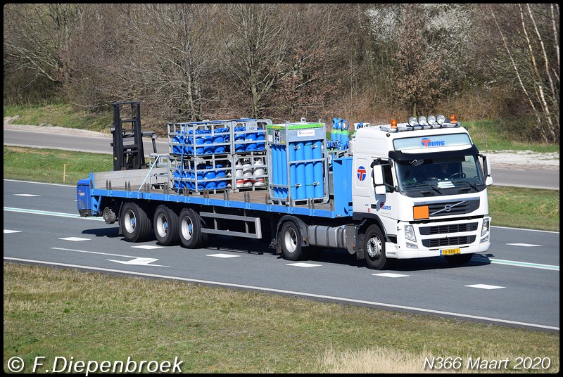 10-BBB-2 Volvo FM Teunis-BorderMaker - Rijdende auto's 2020