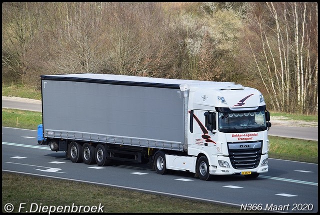 13-BNZ-4 DAF 106 Dekker Legental emmercompascuum-B Rijdende auto's 2020