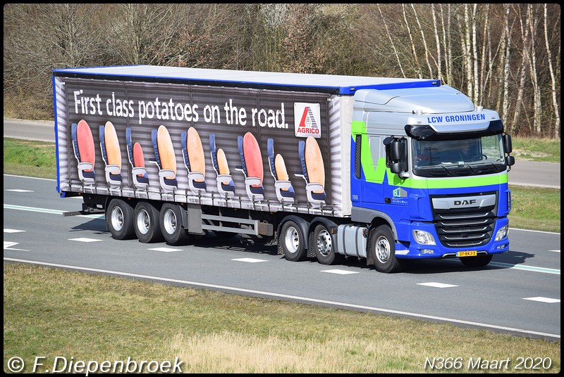 37-BKJ-3 DAF 106 LCW-BorderMaker - Rijdende auto's 2020