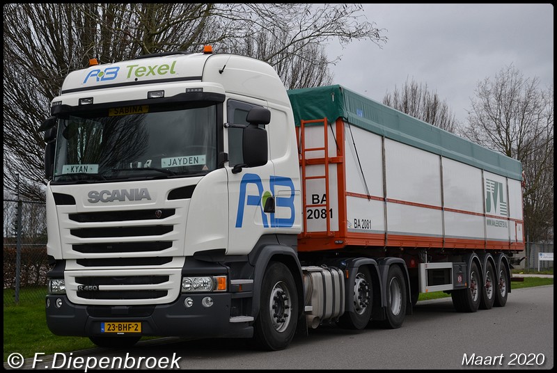 23-BHF-2 Scania R450 AB Texel-BorderMaker - 2020