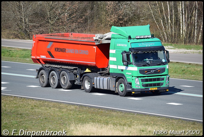 BZ-ZL-22 Volvo FM Schipper nw Buinen-BorderMaker - Rijdende auto's 2020