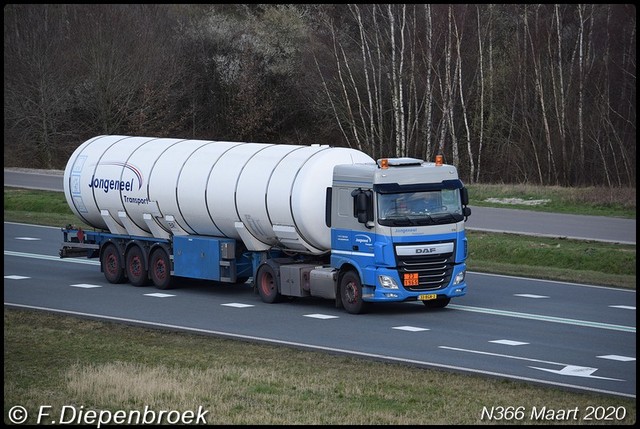 33-BGR-2 DAF 106 Jongeneel-BorderMaker Rijdende auto's 2020