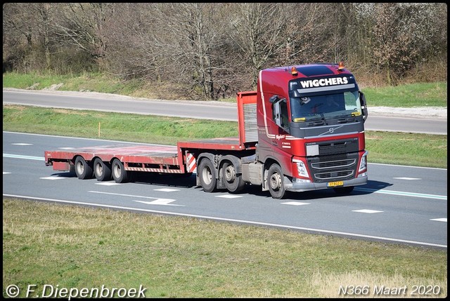 37-BGZ-3 Volvo FH4 Wigchers-BorderMaker Rijdende auto's 2020