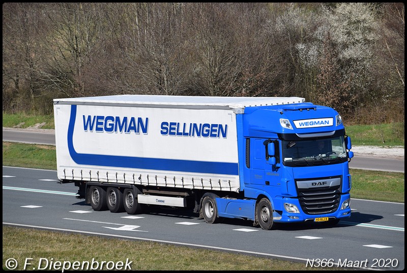 45-BLJ-8 DAF 106 Wegman-BorderMaker - Rijdende auto's 2020