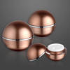 Cream Jar ball shape- - Cosmetic container