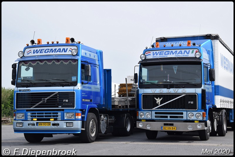 Volvo F16 en F12 Wegman3-BorderMaker - 2020