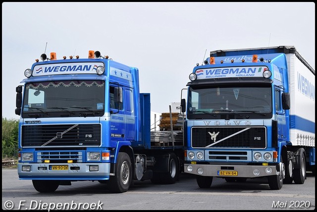Volvo F16 en F12 Wegman3-BorderMaker 2020