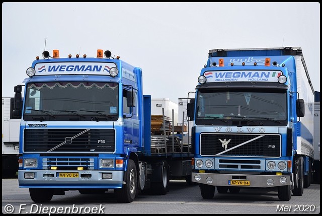 Volvo F16 en F12 Wegman8-BorderMaker 2020