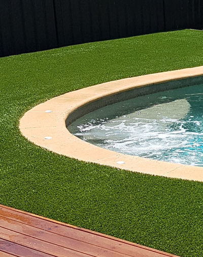 2 Front Yards Artificial Turf Perth Artificial Turf for Pool Areas in Perth, WA | Choice Turf