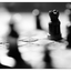 Chess Silhouette 2020 4 - Black & White and Sepia