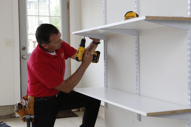 shelf installation Mr. Handyman of Frisco Picture Box