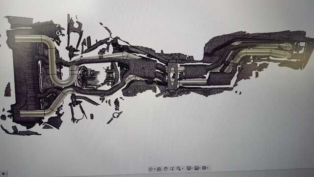 Scan and design bottom M2 Competition S55 EL Exhaust