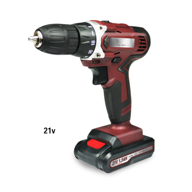 21v-1 Rechargeable Radio Drill Home Tool
