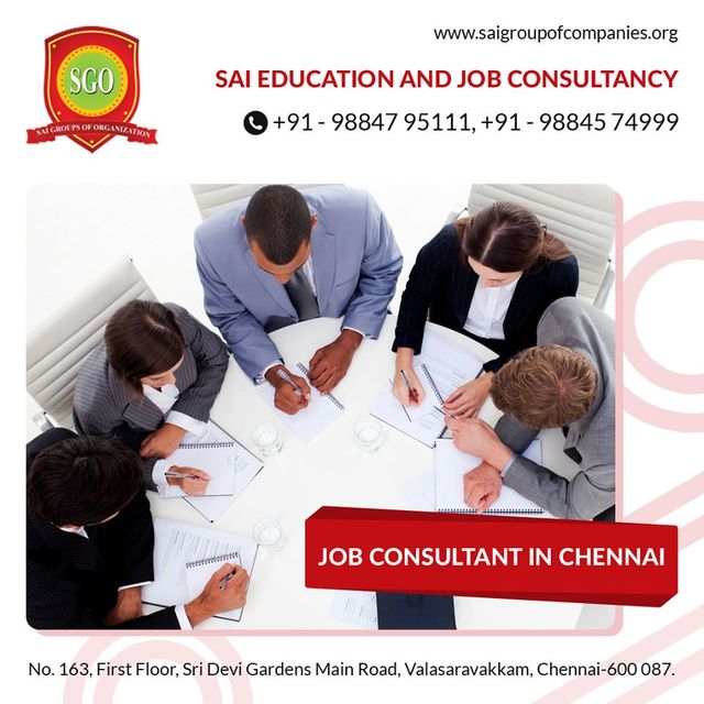 Job Consultancy in Chennai Sai Education and Job Consultancy