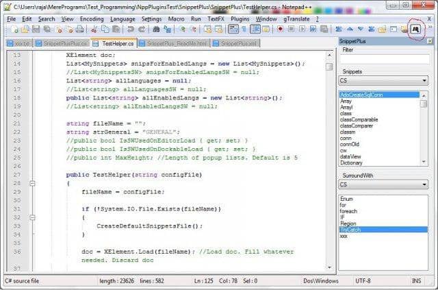 notepad-plugins-snippet Best notepad plugins