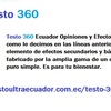 Testo 360 Ecuador Opiniones... - Testo 360