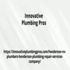 best plumbing company - Innovative Plumbing Pros