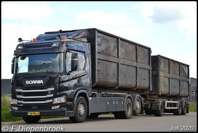 94-BKL-4 Scania G450 Drentse Metaal Recycling-Bord 2020