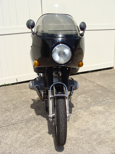 DSC02147 2999030 - 1973 BMW R75/5 LWB. BLACK. Large tank, Very clean & original, Matching Numbers. Hannigan Touring Fairing. New tires & much more!