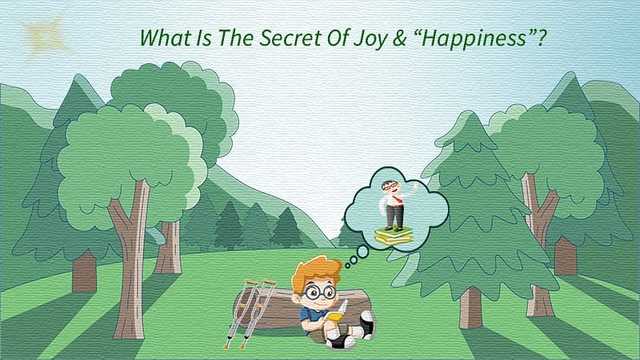 What Is The Secret Of Joy & Happiness Picture Box