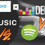 Deezer Comparison with all ... - Picture Box