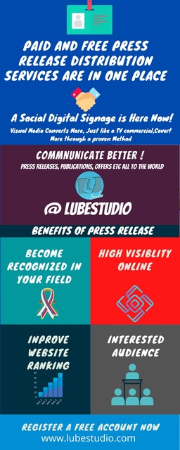 Lubestudio Press Release Ads world