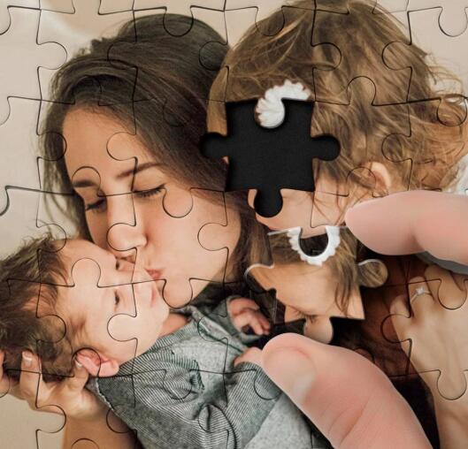 CUSTOM PHOTO JIGSAW PUZZLE BEST GIFTS- 35-1000 PIE Jigsaw Puzzle