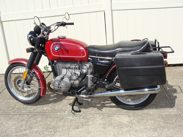 DSC02188 4043341 1974 BMW R90/6, Red. Matching VIN Numbers, Fully serviced, and Krauser Saddlebags.