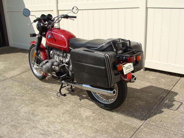 DSC02189 4043341 1974 BMW R90/6, Red. Matching VIN Numbers, Fully serviced, and Krauser Saddlebags.