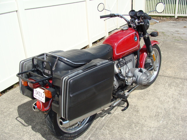 DSC02192 4043341 1974 BMW R90/6, Red. Matching VIN Numbers, Fully serviced, and Krauser Saddlebags.
