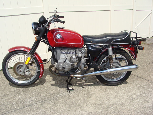 DSC02155 4043341 1974 BMW R90/6, Red. Matching VIN Numbers, Fully serviced, and Krauser Saddlebags.