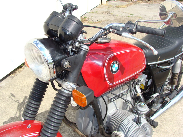 DSC02157 4043341 1974 BMW R90/6, Red. Matching VIN Numbers, Fully serviced, and Krauser Saddlebags.