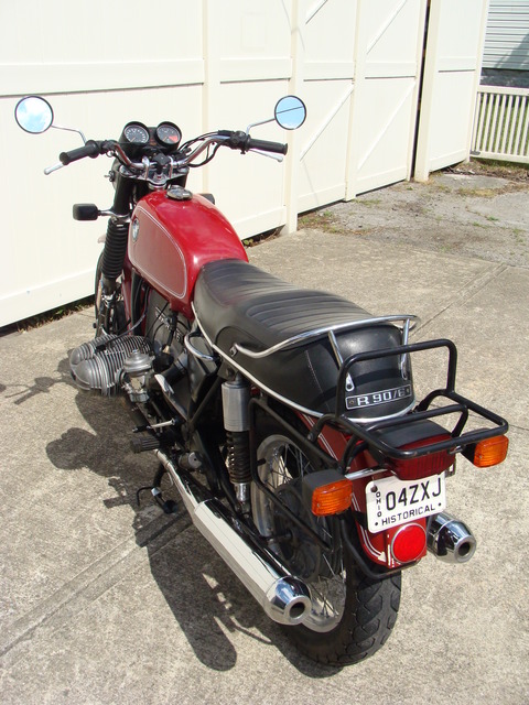 DSC02166 4043341 1974 BMW R90/6, Red. Matching VIN Numbers, Fully serviced, and Krauser Saddlebags.