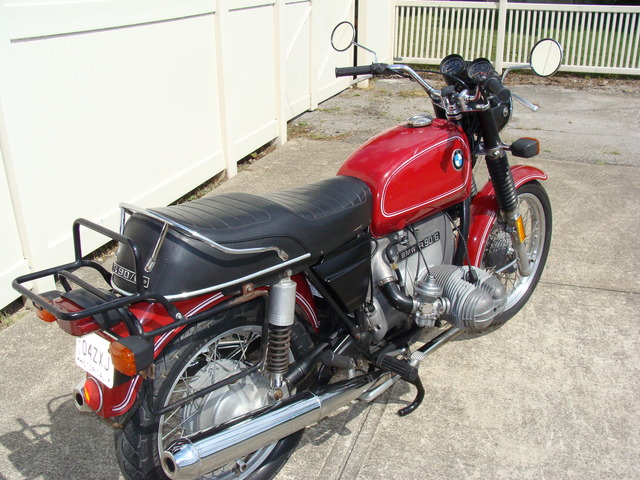 DSC02170 4043341 1974 BMW R90/6, Red. Matching VIN Numbers, Fully serviced, and Krauser Saddlebags.