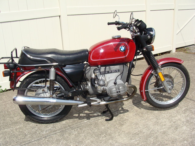 DSC02171 4043341 1974 BMW R90/6, Red. Matching VIN Numbers, Fully serviced, and Krauser Saddlebags.
