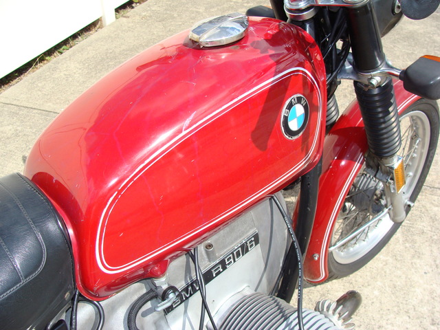 DSC02174 4043341 1974 BMW R90/6, Red. Matching VIN Numbers, Fully serviced, and Krauser Saddlebags.