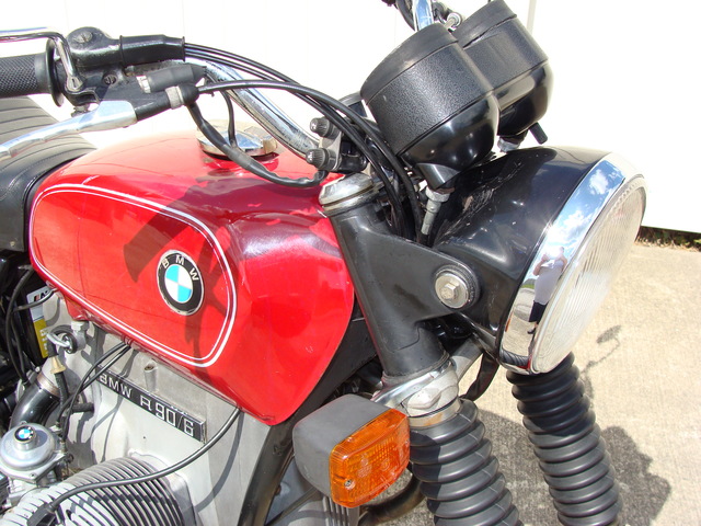 DSC02176 4043341 1974 BMW R90/6, Red. Matching VIN Numbers, Fully serviced, and Krauser Saddlebags.