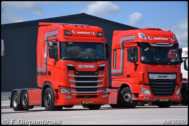 Hartman Scania en DAF Line Up-BorderMaker 2020