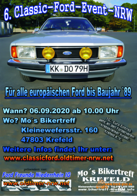 6 6. Classic-Ford-Event-NRW bei Mo's Biker Treff, Krefeld