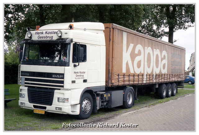 Koster Henk - BG-SH-03 - Daf 95XF-BorderMaker Richard