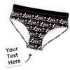Custom Name On Love Panties... - Custom Photo Gifts