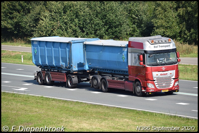 70-BGF-7 DAF 106 Bol-BorderMaker - Rijdende auto's 2020