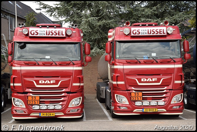 GS v.d IJssel line up DAF3-BorderMaker - 2020