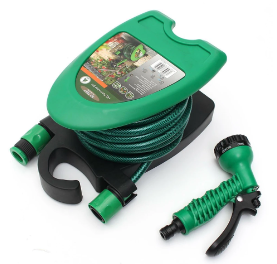 10 Meter Water Hose Pipe with Two Hose Connectors Picture Box