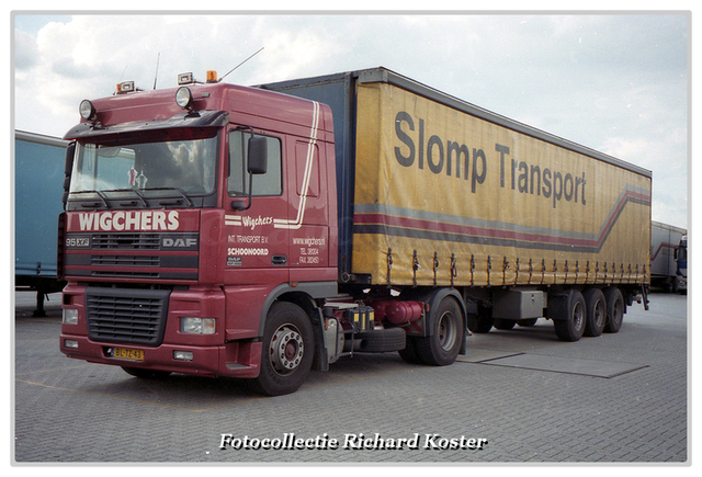 Wigchers - BL-TZ-43 - Daf 95XF - Slomp trailer-Bor Richard