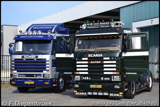 Gerrits HB van DOorn Scania 143 ers-BorderMaker Scania 143 Club Toer 2020